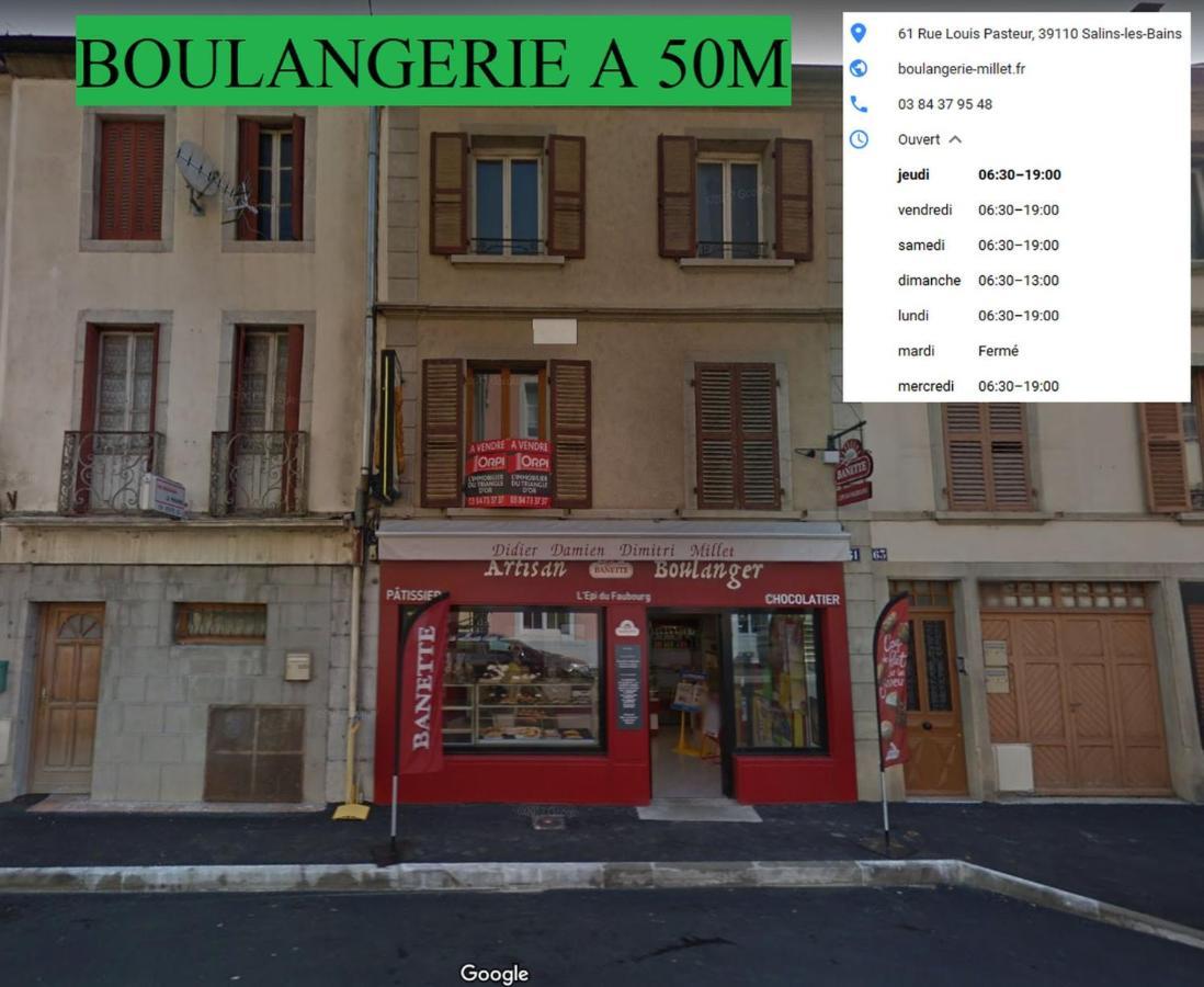 Appartement Cosy Pink Salins Les Bains Buitenkant foto